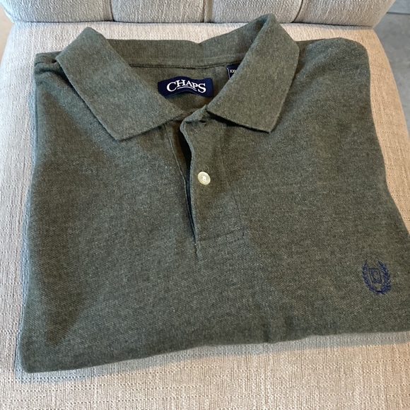 Chaps Polo Men’s Green EUC Business Casual Shirt - Size XXL - Picture 1 of 15